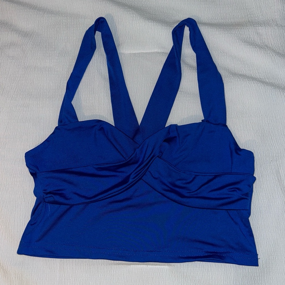 Shein Royal Blue Going Out Top